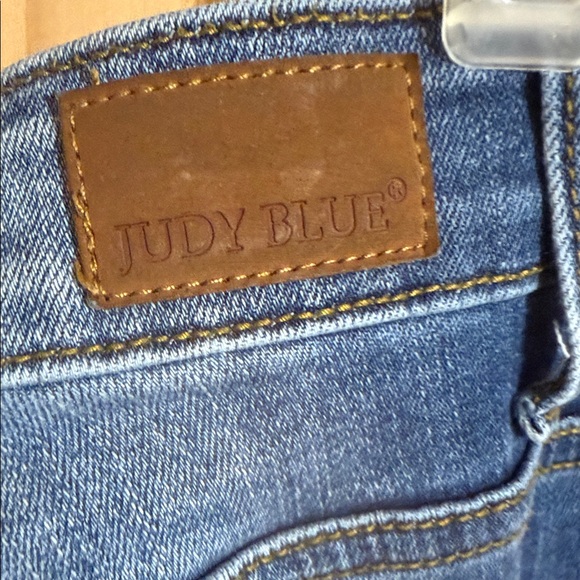 Judy Blue Distressed Blue Skinny Jeans - Picture 4 of 9